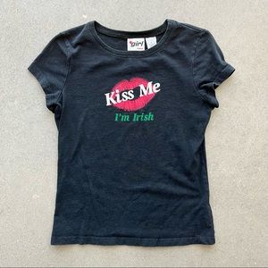 Kiss me Graphic Baby Tee